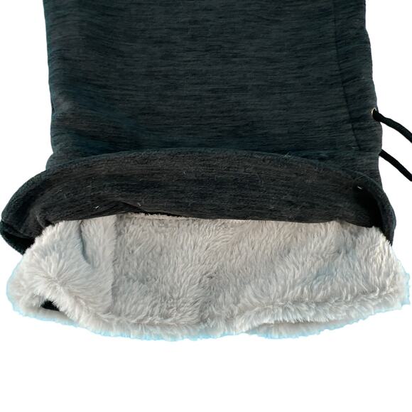Soft Furry Hooded Head and Neck Warmer Faux Fur Drawstring - Picture 8 of 14